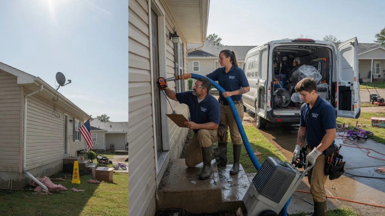 Ceiling Water Damage Restoration in Rheems, PA near me